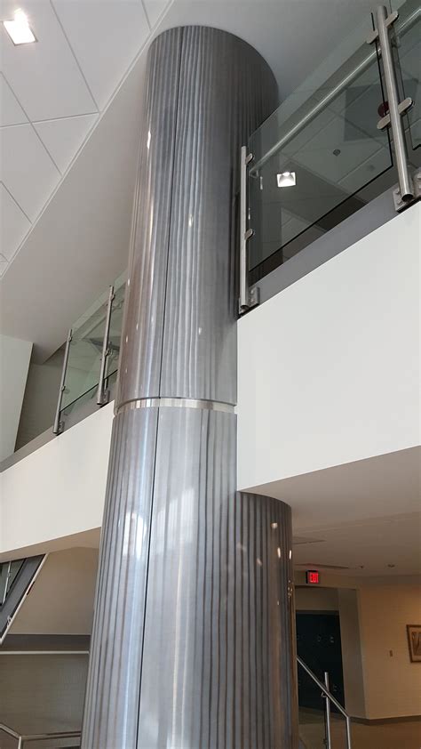 round metal column covers